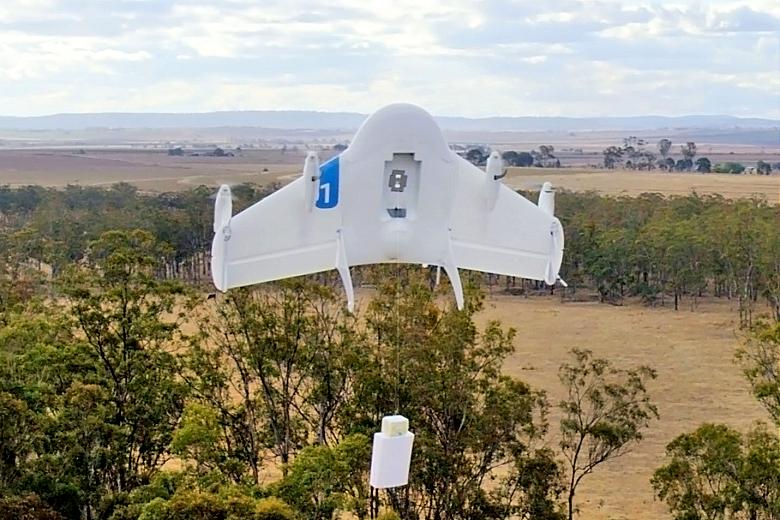 Des drones pour livrer à domicile par Google